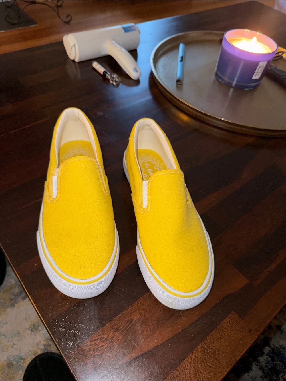 Lugz Women's Slip-On Sneakers in Bright Yellow